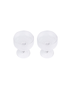 Benaiah Tumbler Clear Glass 2Pcs