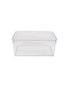 Keir Storage Box Clear Pet Plastic