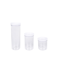 Rupert 3pcs Square Storage Box Pet Plastic