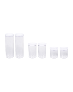 Rupert 6pcs Square Storage Box Pet Plastic