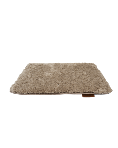 Leif Bath Mat Beige Polyester