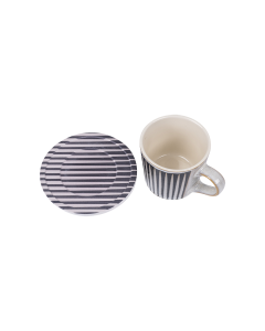 Orvin 12Pcs Cup & Saucer Porcelain