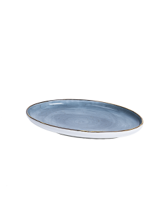 Zevulun Oval Plate Porcelain