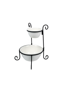 Dittany 2 Tier Bowl Porcelain