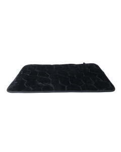 Rondo Bath Mat Black Polyester