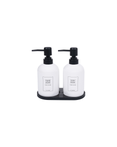 Teresa Bathroom Accessories Ceramic White 3Pcs