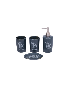 Macau Bathroom Accessories Ceramic Green 4Pcs
