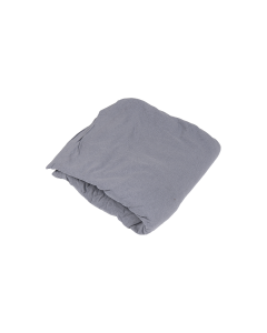 Rami Baby Fitted Sheet Smokey Gray Cotton