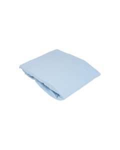 Zena Fitted Sheet Light Blue Cotton