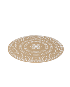 Rhes Placemat - Brown White