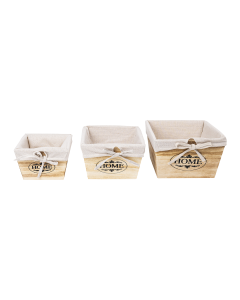 Lars Storage Basket Wlunut