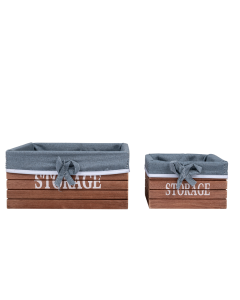 Dero Storage Basket Brown Cadlenut
