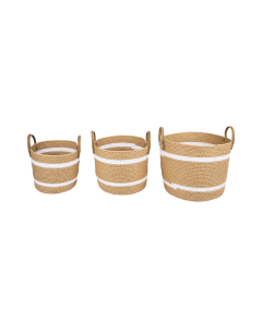 Yanagi Storage Basket Gray Khaki