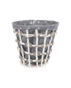 Celik Storage Basket White Paper Rope