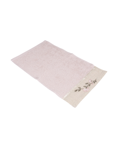 Viola Face Towel Pink Cotton