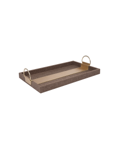 Denak Tray Dark Gray Fabric