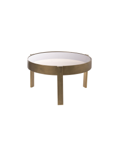 Gaisler Coffee Table Iron Glass