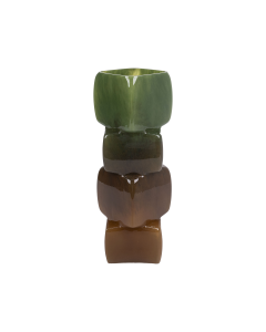 Avein Vase Green Coffee Glass