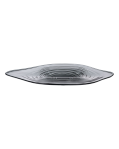 Wagner Serving Dish Gray Glass