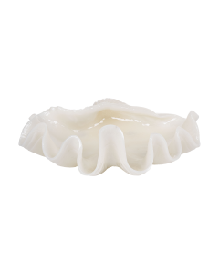 Sashimi Shell Plate White Resin