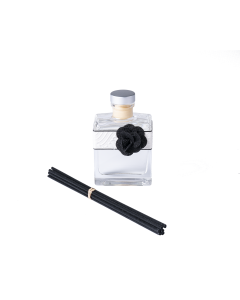 Astrid Diffuser Black Glass Rattan