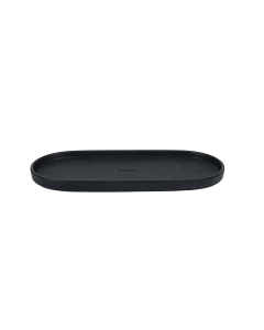 Astrid Fragrance Tray Black Melamine Leather