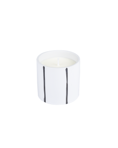 Cletus Candles Bean White Glass