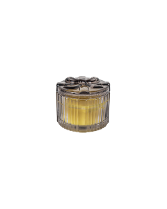 Jensen Scented Candle Gray Glass