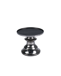 Toshio Fragrance Stand Black Steel Leather