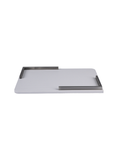 Embera Fragrance Tray White Steel Leather