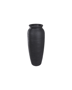 Gencio Plant Pot Black Ceramic