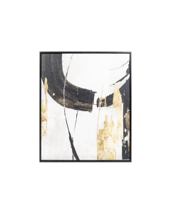 Rhezo Wall Art Black