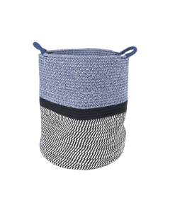 Bellamy Storage Basket Blue Cotton Rope