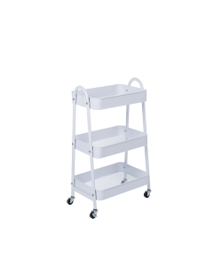 Zimer Trolley White Iron