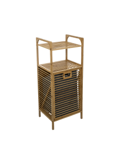 Campos Bamboo Storage Shelves - Gray