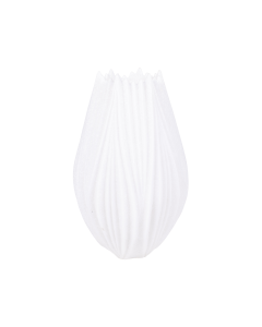 Porza Vase White Resin