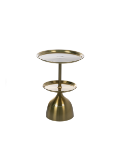 Aleksey Side Table Gold Iron