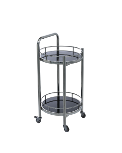 Tijuana Trolley Silver Steel Glass
