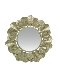 Munich Mirror Gold Iron Glass