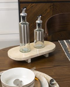 Callum Display Tray Beige Marble