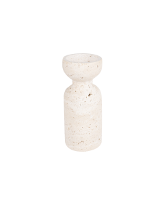 Jaliyah Candle Holder Beige Marble