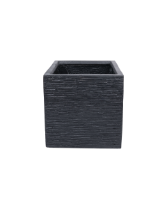 Neros Plant Pot Black Ceramic