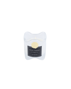 Coque Scented Candle White Glass