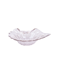 Seashell Fruit Plate Pink Crystal