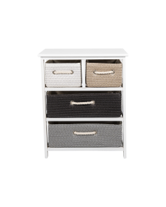 Hapu 3 Layer Organiser Multi-Color Wood Cotton