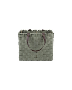 Fabby Storage Basket Green PVC Iron