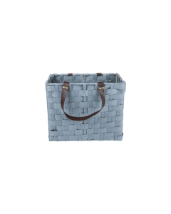 Fabby Storage Basket Blue PVC Iron