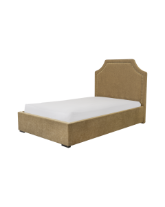 Ragga Single Bed Light Gray Wood