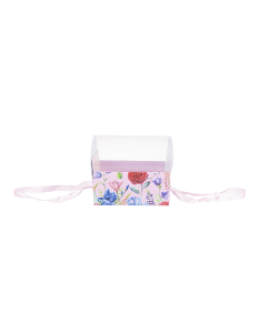 Mahali Gift Box Paper Plastic - Pink