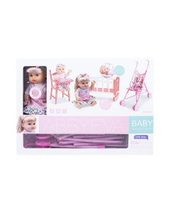 Baby Doll & Stoller Set